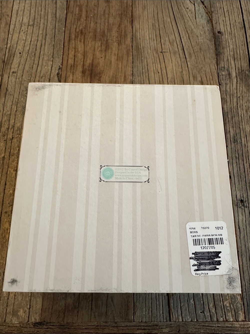 Paris Mon Amour Decorative Gift or storage Box - Black & White with Mint Accent - Picture 4 of 4
